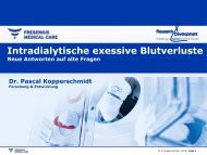 Intradialytische exessive Blutverluste - OEANPT