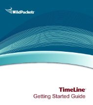Starting TimeLine - WildPackets