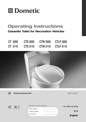 Operating Instructions - Waeco