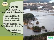Kuopion saaristokatu - onnistunut kokonaisuus ... - Kuntatekniikka.Fi