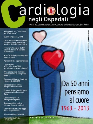 Cardiologia negli Ospedali nÂ° 192 Marzo / Aprile 2013 - Anmco