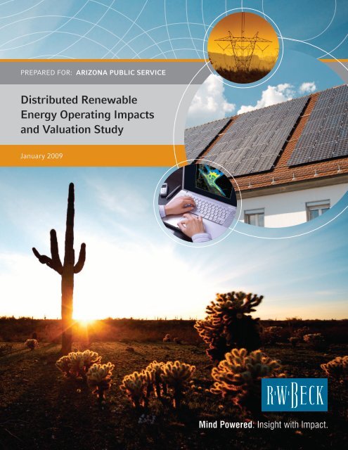 Distributed Renewable Energy Operating Impacts and Valuation Study