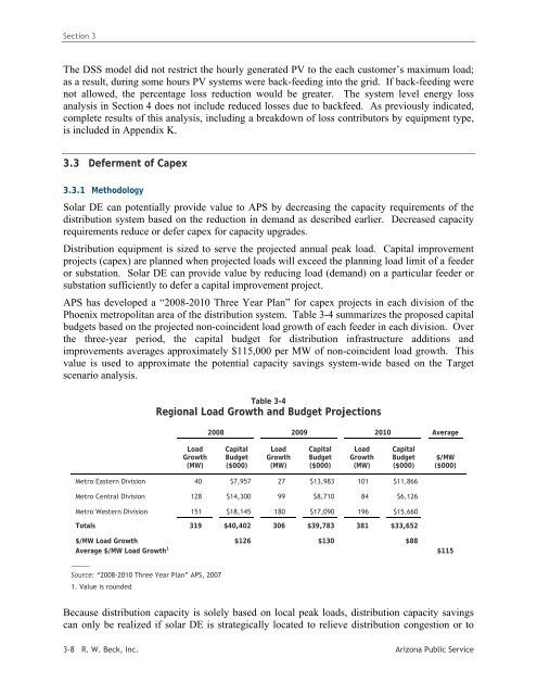 Distributed Renewable Energy Operating Impacts and Valuation Study