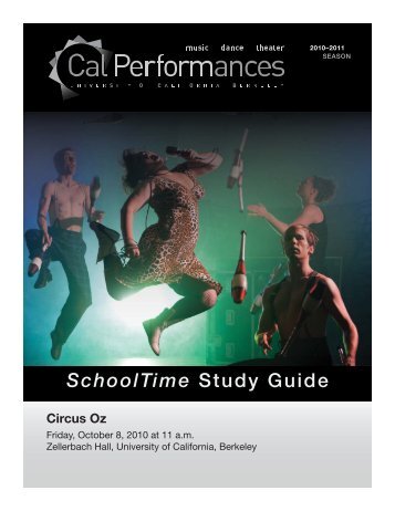 Circus Oz - Cal Performances - University of California, Berkeley