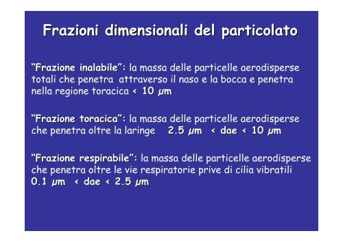 Effetti a breve e a lungo termine dell'inquinamento ... - Meteonetwork