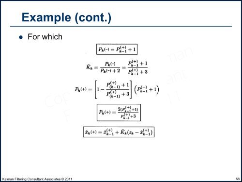 Fundamentals of Kalman Filtering and Applications to GNSS