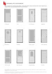 View Standard uPVC Door Designs - Munster Joinery