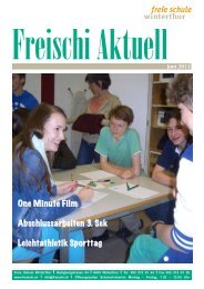 Download Freischi aktuell Juni 2013 (PDF) - Freie Schule Winterthur