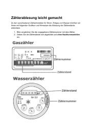 ZÃ¤hlerablesung leicht gemacht.pdf - Stadtwerke Eschwege GmbH