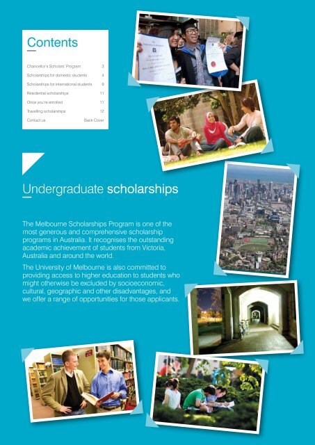 Undergraduate Scholarships - Student Services - University of ...