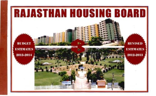 annual budget be-2013-14 re-2012-2013 - Rajasthan Housing Board