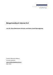 Bürgerhandbuch Internet A-Z - FDP Baden-Württemberg