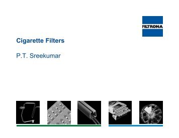 Cigarette Filters P.T. Sreekumar