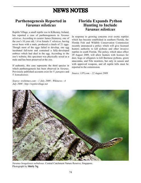 BIAWAK - International Varanid Interest Group