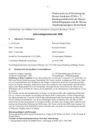 2008 - Förderverein zur Erforschung des Messie-Syndroms FEM e.V.
