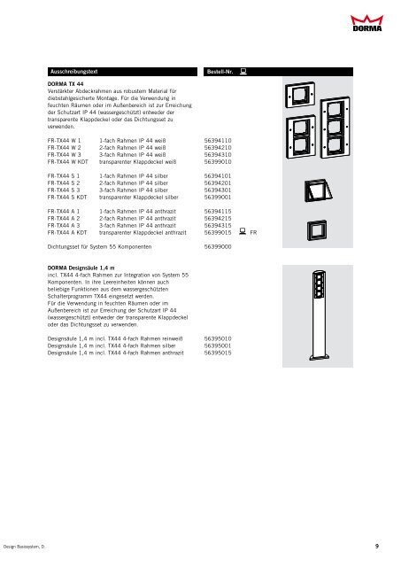 DORMA Design Basis System &#40;PDF&#41; - Effexx