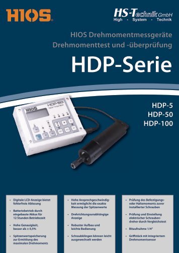 HDP-Serie - HS-Technik