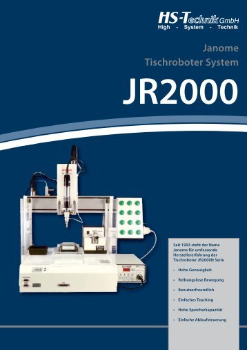 JR2000 Janome Tischroboter System - HS-Technik