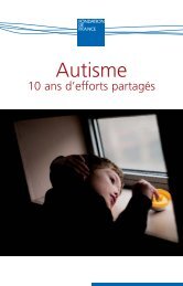 Brochure Autisme : 10 ans d'efforts partagÃ© - Fondation de France