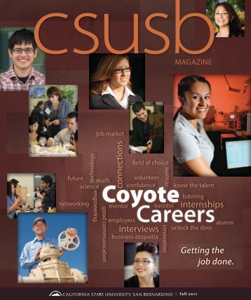 Careers Coyote - CSUSB Magazine - California State University ...