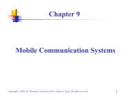 Mobile Communication Systems Chapter 9