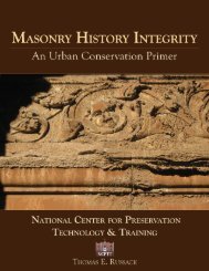 Masonry History Integrity - National Center for Preservation ...