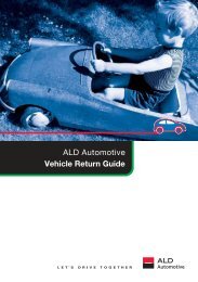 ALD Automotive Vehicle Return Guide