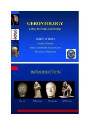 Branches of gerontology
