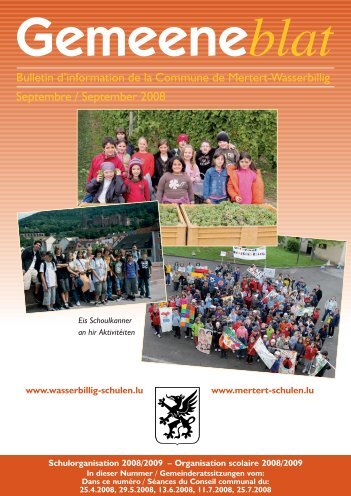 Gemeeneblat_ Sept. 2008 - Administration Communale de Mertert