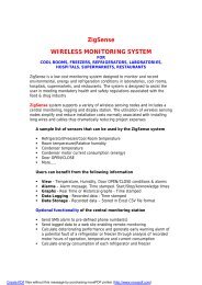 ZigSense WIRELESS MONITORING SYSTEM - MasTec Ltd