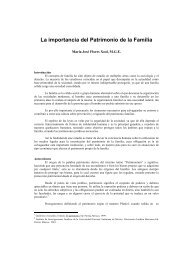 La importancia del Patrimonio de la Familia