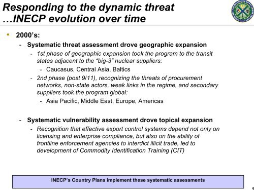 INECP International Nonproliferation - Acquisition Services ...