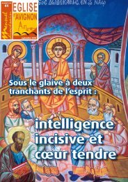 intelligence incisive et cÅur tendre - DiocÃ¨se d'Avignon