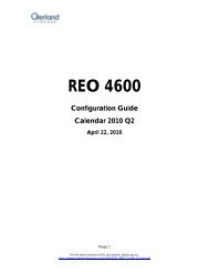 3 REO 4600 Capacity Expansion - Overland Storage