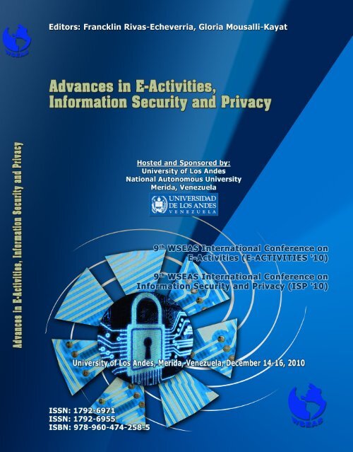 ADVANCES in E-ACTIVITIES, INFORMATION ... - Wseas.us