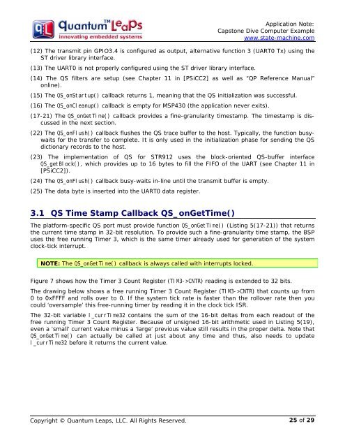 AN: Capstone Dive Computer Example - Quantum Leaps