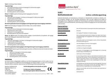 SLX812 Multifunktionsdecoder