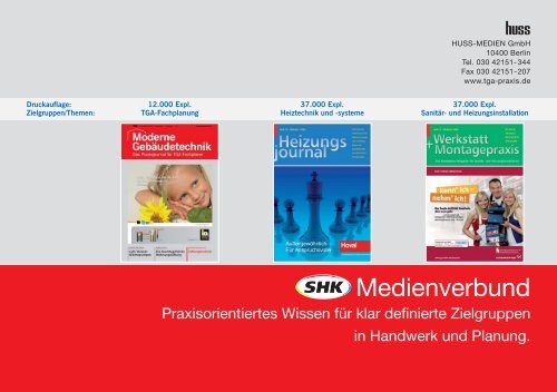 Media-Informationen - Huss Verlag