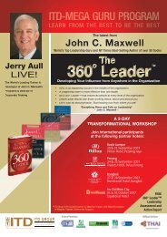 John C. Maxwell - ITD GROUP - Institute of Training and Development