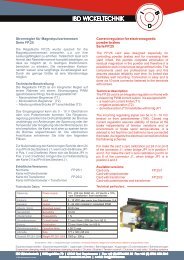 Stromregler für Magnetpulverbremsen Serie FP.25  Current regulator ...