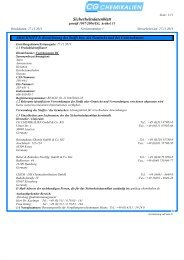 Sicherheitsdatenblatt - Reininghaus