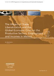 The Impact of Trade Liberalization and the Global Economic ... - ictsd