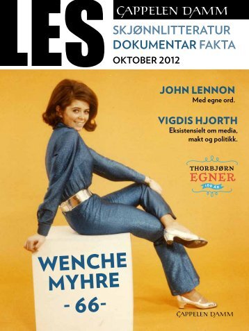 wenche myhre - 66- - Cappelen Damm