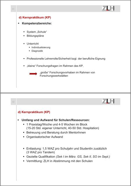 Handout zur Mentorenqualifizierung: âStudierende ... - ZLH-Hamburg