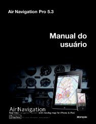 Air Navigation Pro 5.3 Manual do usuÃ¡rio - Xample