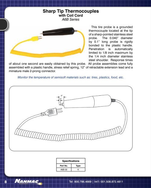 Thermocouple - NANMAC Corporation