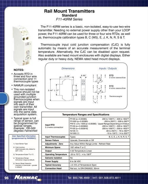 Thermocouple - NANMAC Corporation