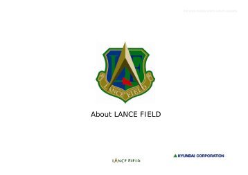 About LANCE FIELD - Hyundai Corporation