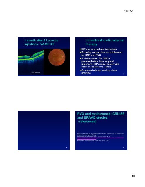 Intravitreal corticosteroid MWS 2012 Han.ppt (Read-Only)