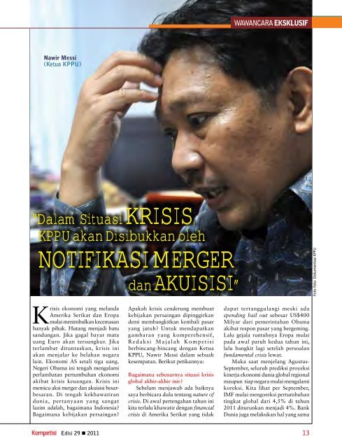 Edisi 29 Tahun 2011 - KPPU